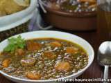 Soupe de lentilles au chorizo