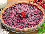 Tarte aux cassis et groseilles