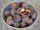 Beignets vanille chocolat façon marbré (Leffelkiechle)