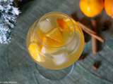 Cocktail de Noël aux agrumes, liqueur de pain d’épices et Crémant d’Alsace