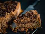 Crazy Streusel poires, chocolat noir, noix et noisettes