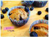 Muffins Vanillés aux Myrtilles