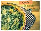 Quiche moutardée aux épinards et knackis