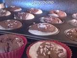 Muffins marbré au chocolat