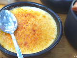 Crème brûlée au fromage de chèvre