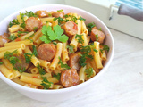 One pot pasta à la saucisse