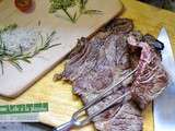 Boeuf a la plancha – Basse côte de boeuf à la plancha et sel d’herbes