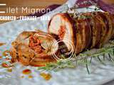 Filet porc – Filet mignon de porc farci chorizo fromage et lard