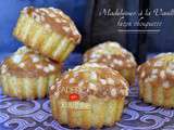 Madeleines en forme de muffins à la vanille façon chouquette