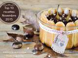 Novembre 2015 – Top 10 recettes de Novembre 2015