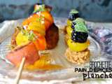 Plancha fruits – Brochettes fruits et pain d’épices à la plancha