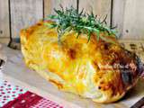 Poulet fermier des Landes farci et cuit en croute feuilletée