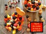 Top 10 des recettes du mois de Juin 2013