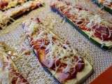 Courgettes comme une Pizza