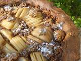 Tarte rustique pommes poires noisettes