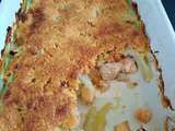 Crumble fenouil et saumon - Kamika