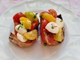 Tartines tomates / Plat du jour - Kamika