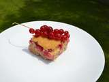 Gâteau fondant aux groseilles