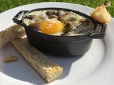 Mini-Cocotte de portobello et champignons de Paris à la tomme du Jura 8💙