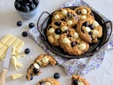 Cookies aux myrtilles et au chocolat blanc