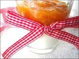 ♥ Confiture ''Kaki, Prune jaune & Vanille'' sur un lit de Fromage Blanc...♥