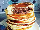 Pancakes coeur coulant Nutella