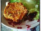 Cake au thon courgettes emmenthal et curry