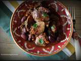 Tajine de foies de volaille à la tomate