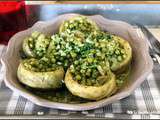 Tajine de petits pois et artichauts comme Ratiba