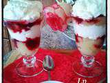 Trifle pomme framboises chantilly