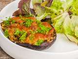 Aubergines farcies à la marocaine