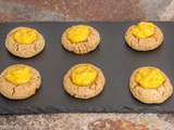 Biscuits aux noix au lemon curd