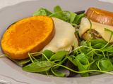 Burger de butternut aux lentilles et pois chiches