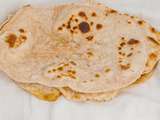 Chapati, pain plat africain