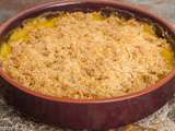 Crumble aux poires et au lemon curd