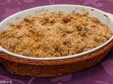 Crumble poires spéculoos