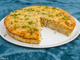 Frittata de carottes nouvelles et navets nouveaux aux fines herbes