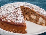 Gâteau au sarrasin, au yaourt et aux poires