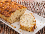 Gâteau du matin au lait de coco, amandes et kiwis