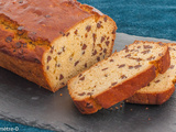 Gâteau du matin aux farines de riz et pois chiche et au chocolat