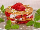 Millefeuille facile aux fraises