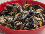 Moules au pesto d'ortie