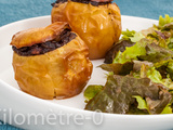 Pommes farcies aux boudins noirs