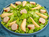 Salade de boudins blancs aux poires