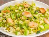 Salade de courgettes aux saint jacques