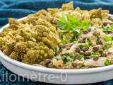 Salade de raie au chou romanesco