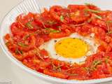 Salade de tomates aux oeufs