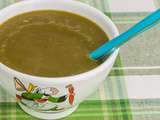 Soupe aux fanes de radis et carottes