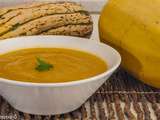 Soupe de courge butternut au poireau