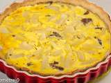 Tarte au confit de canard et navet